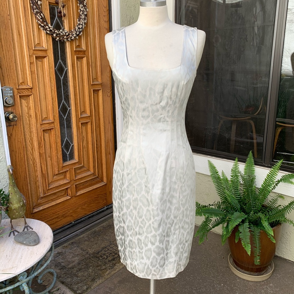 JAYGODFREY Grey Animal Print Dress Women’s Size 4